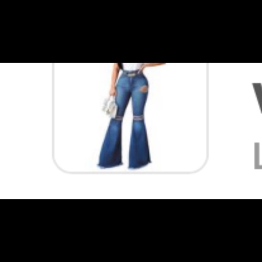 Bell bottom jeans